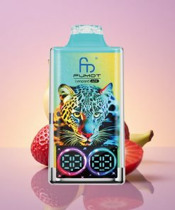 Fumot Leopard 40K Puffs Jahodovo-Bananový Dual Mesh 5% Nikotin 700mAh