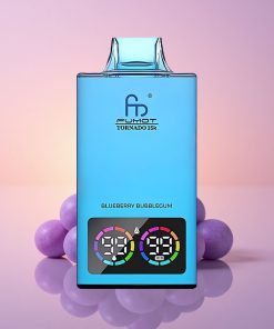 Fumot Tornado 35000 Puffs Borůvková Bublinková Žvýkačka s Duálním Síťovaným Tepelným Tělískem a Indikátorem Náplně