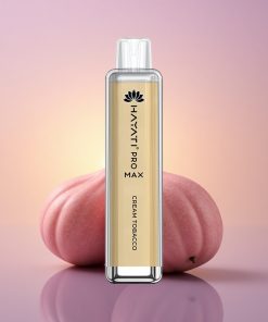 Hayati Pro Max 4000 Puffs Tobáková Krémová s 5% Nikotinu a 1400mAh Baterií