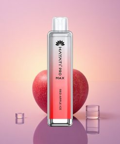 Hayati Pro Max 4000 Puffs Červené Jablko Led s 5% Nikotinu a 1400mAh