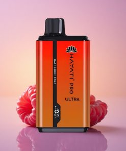 Hayati Pro Ultra 15000 Puffs Malinová Kola 850mAh 2% nikotinu