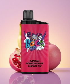 IGET Bar 3500 Puffs Banán Granátové Jablko Třešeň Led s 1400 mAh