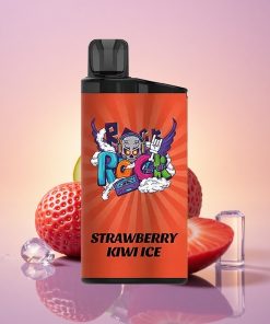 IGET Bar 3500 Puffs Jahodové Kiwi Ledové s 1400 mAh baterií