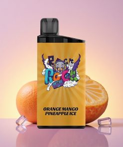 IGET Bar 3500 Puffs Oranžové Mango Ananas Led s 1400 mAh baterií a 1,2 Ohm Mesh Coilem