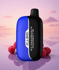 IGET Moon K5000 Puffs Borůvka Malinový Led 5000 Puffů PC Mesh 1.35 Ohm