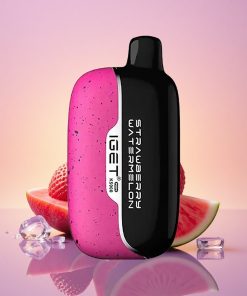 IGET Moon K5000 Puffs Jahodový Melounový Led s 5000 Šluky